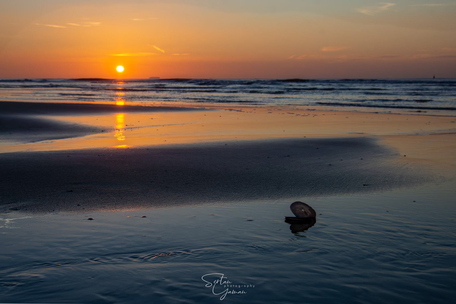 Sunset at Hoek van Holland