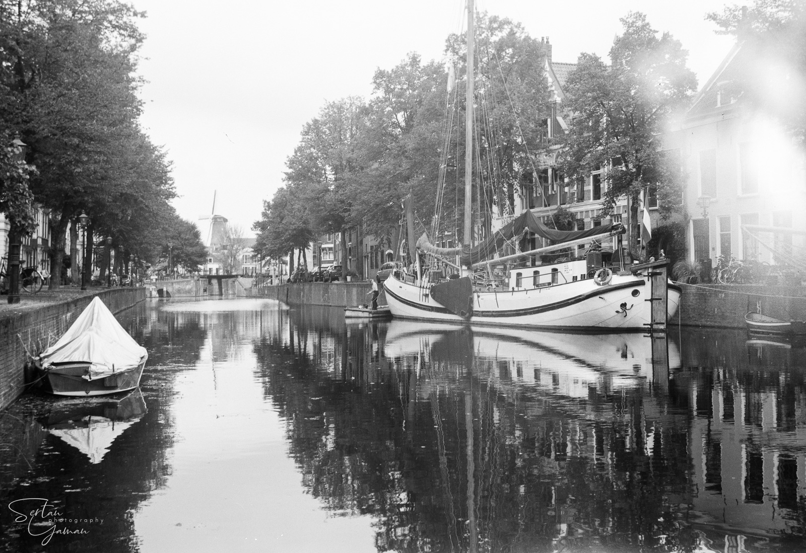 Schiedam in black and white