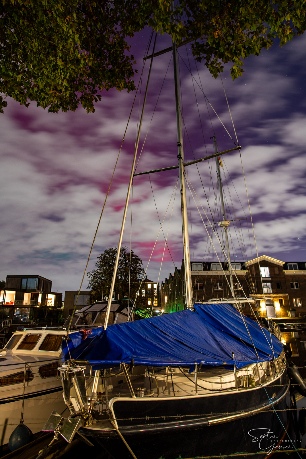 15 October Northern lights in Schiedam
