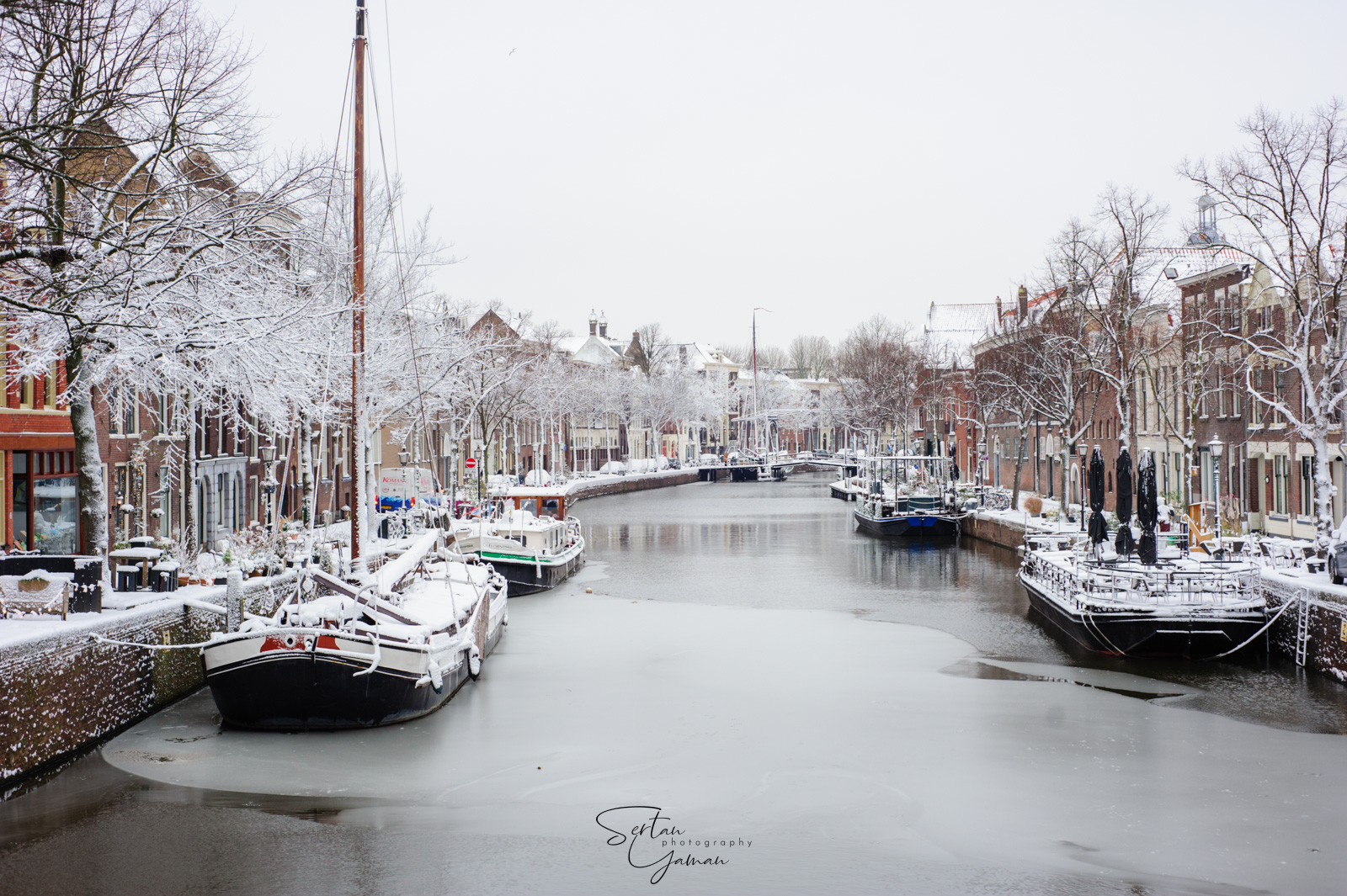 Schiedam under heavy snow