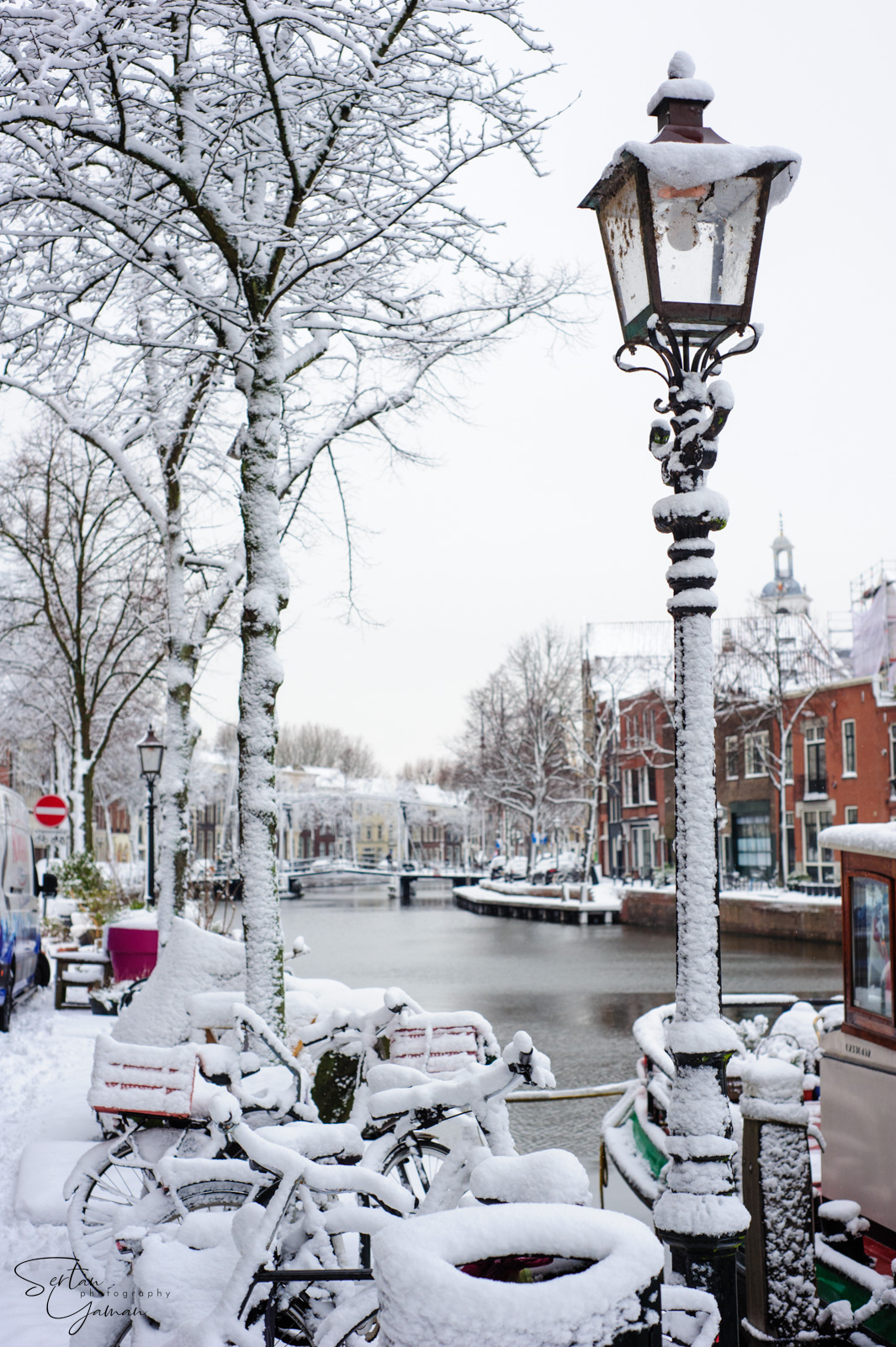 Schiedam under heavy snow