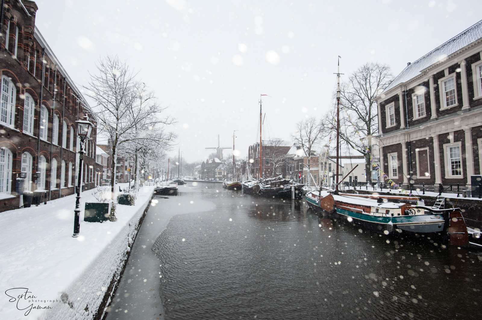 Schiedam under heavy snow