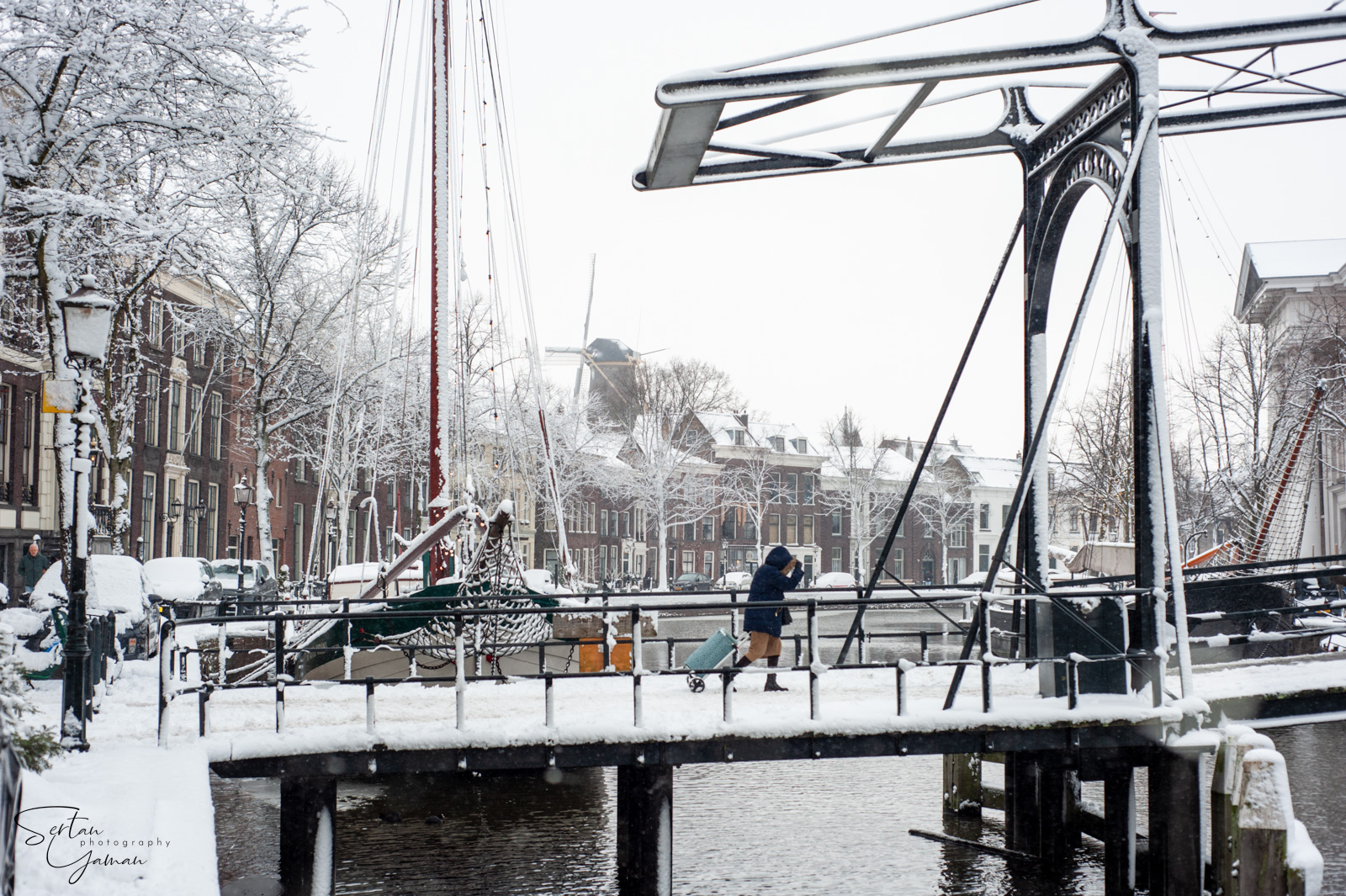 Schiedam under heavy snow