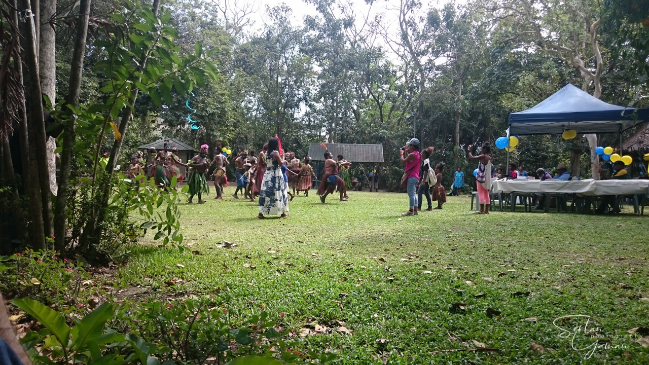 Native dance in Papua New Guinea