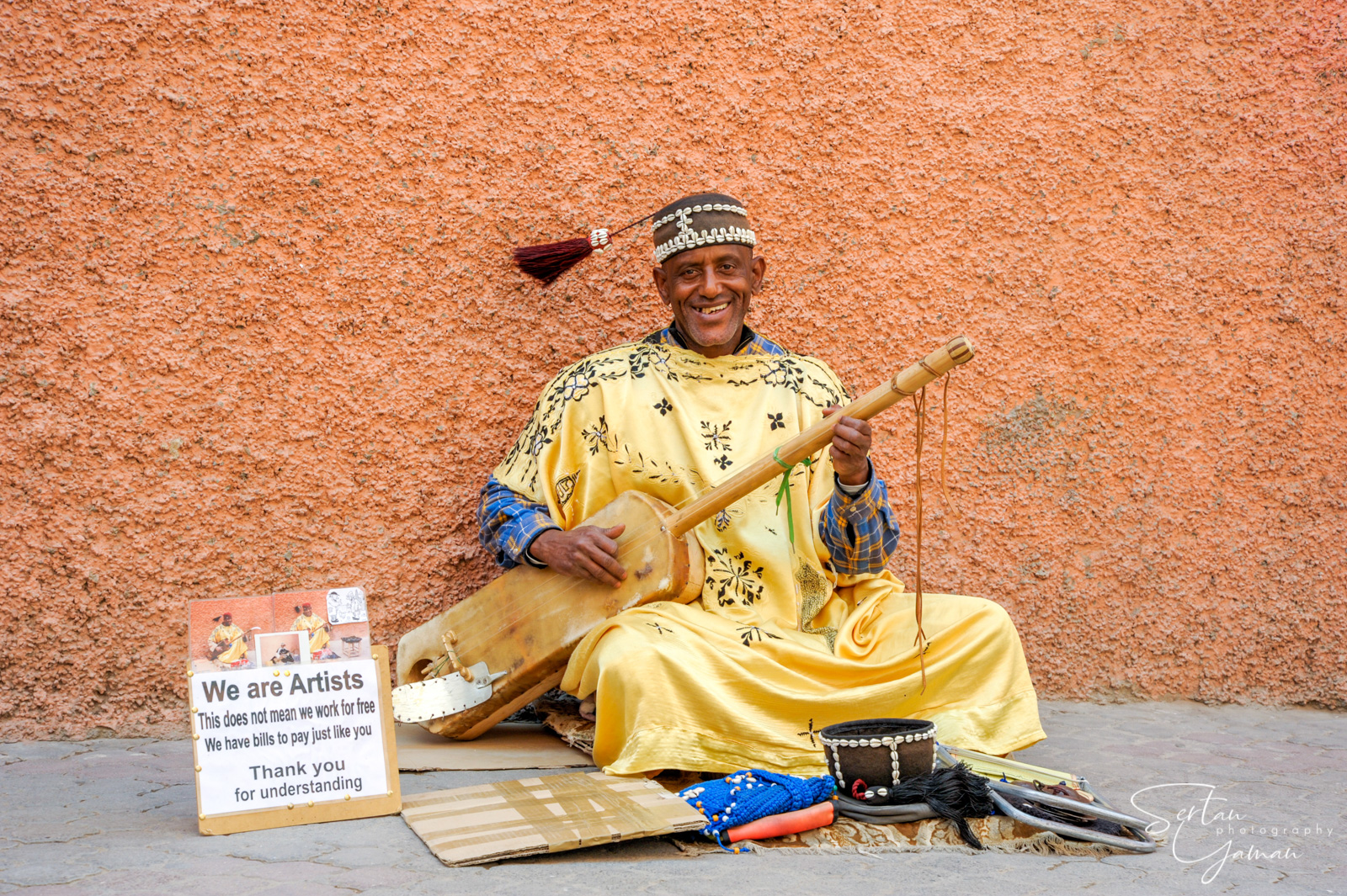 Musician in Marrakesh, Morocco