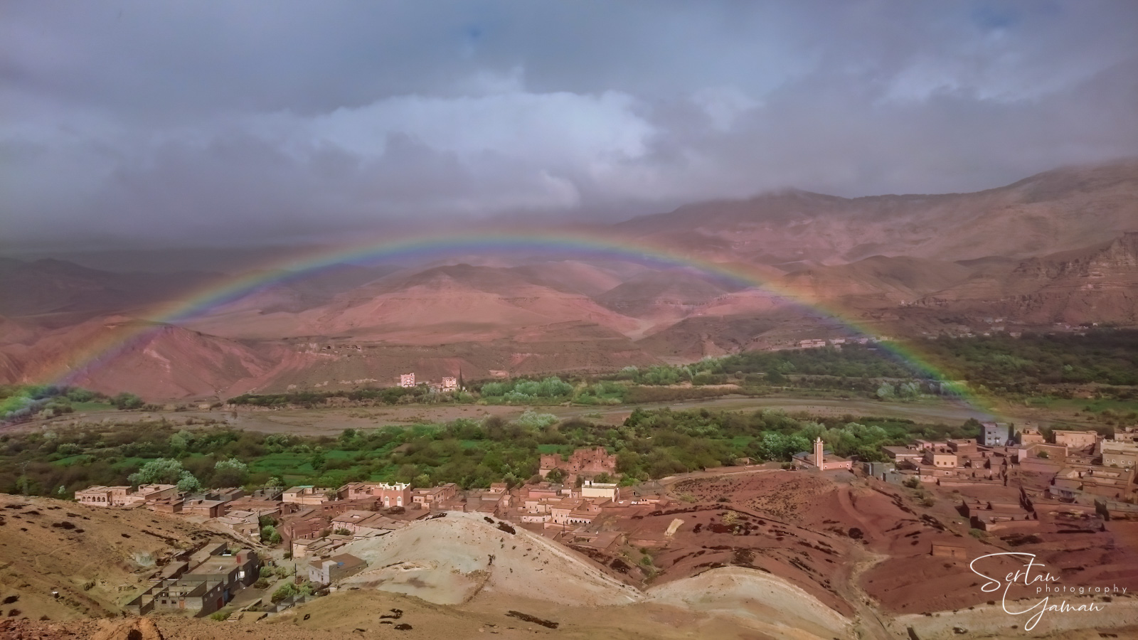 After the rain in Atlas Mountains