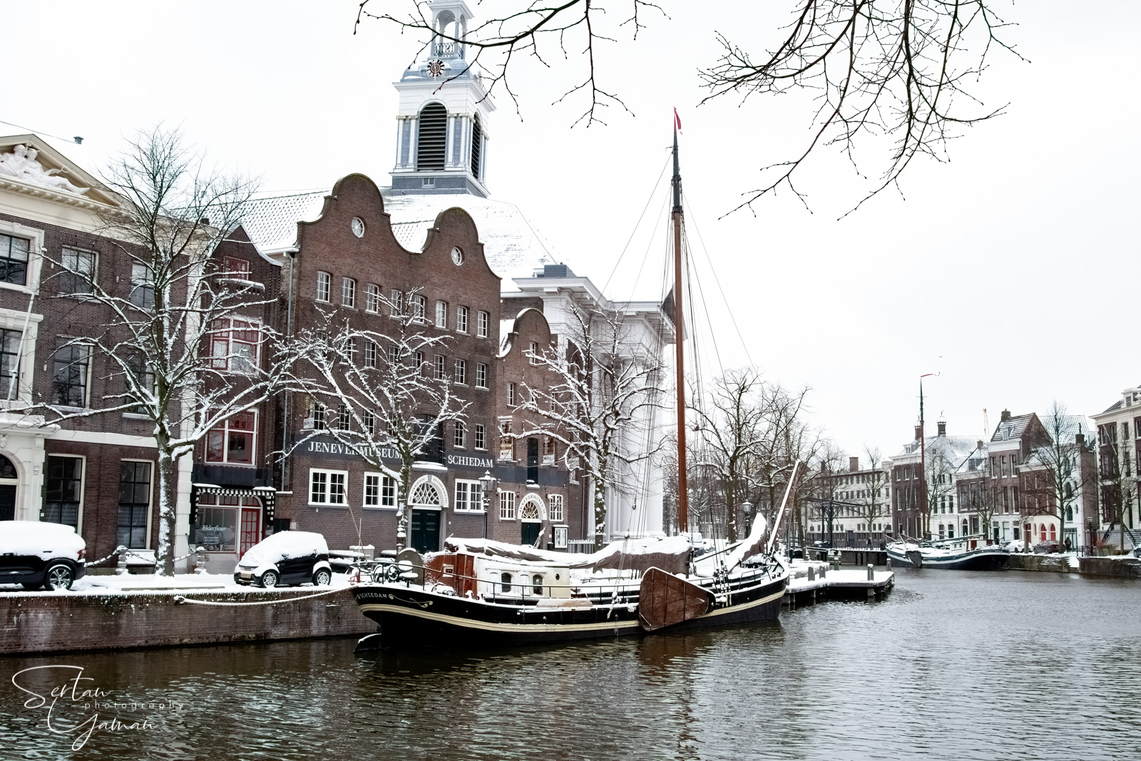 Schiedam under snow