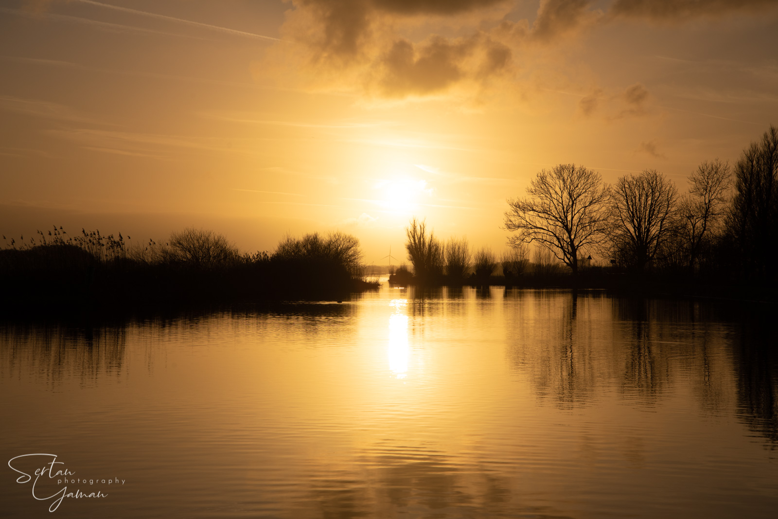 Sunset at De Vlietlanden